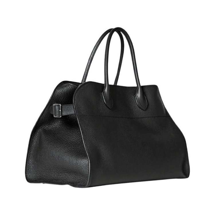 The Row Soft Margaux 17 Bag in Leather