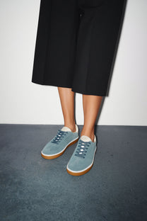 Loro Piana Women's Tennis Walk Sneakers (Suede Calf Split)