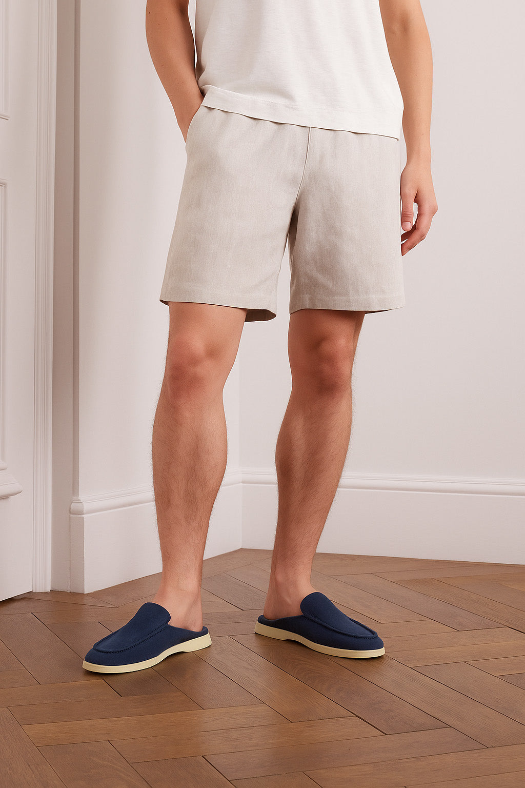 Loro Piana Men's Babouche Walk Loafers