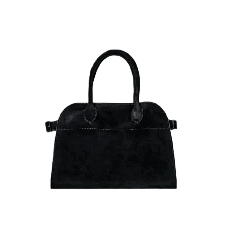 The Row Soft Margaux 10 Bag in Suede