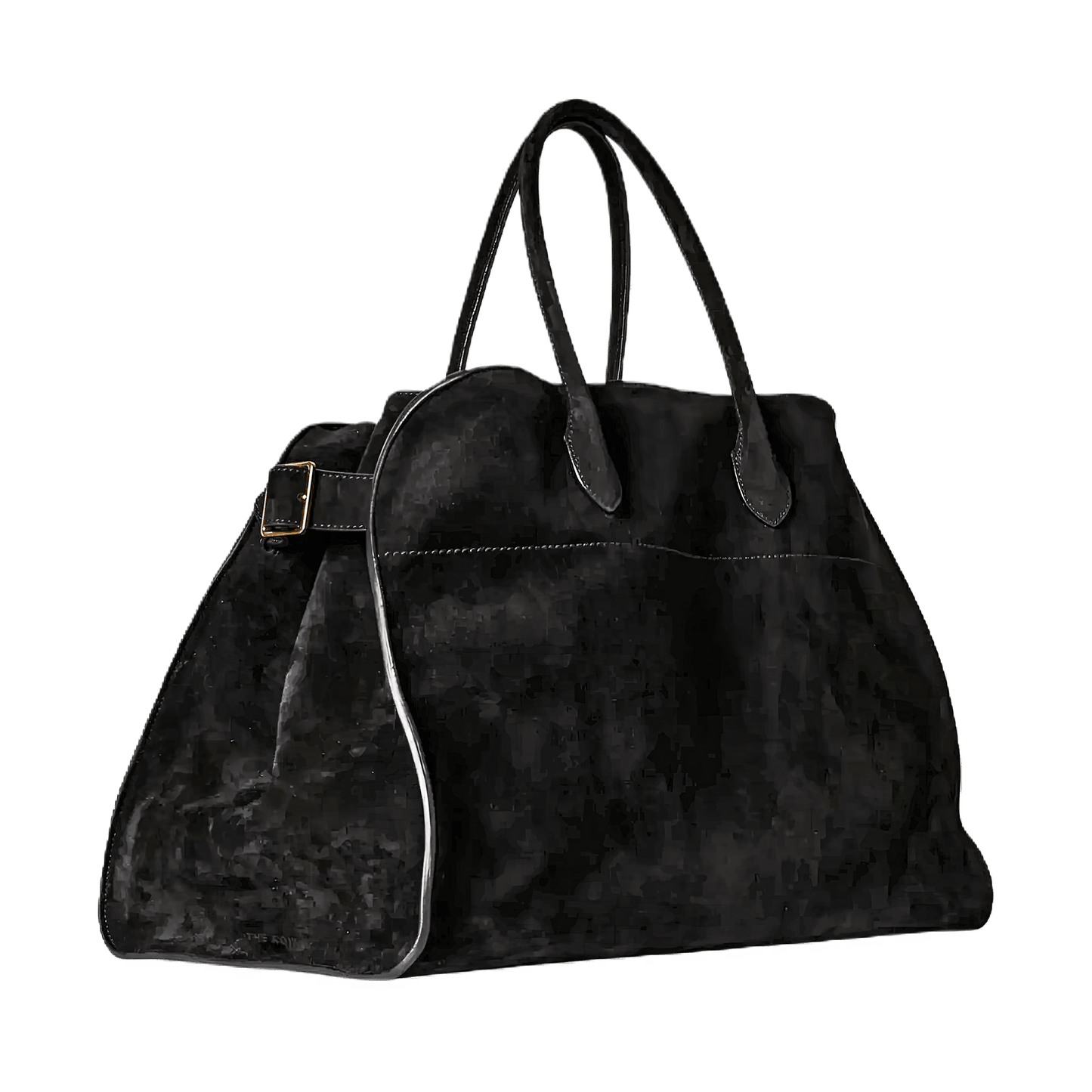 The Row Soft Margaux 17 Bag in Suede