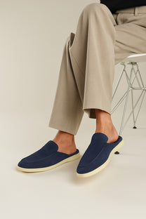 Loro Piana Men's Babouche Walk Loafers
