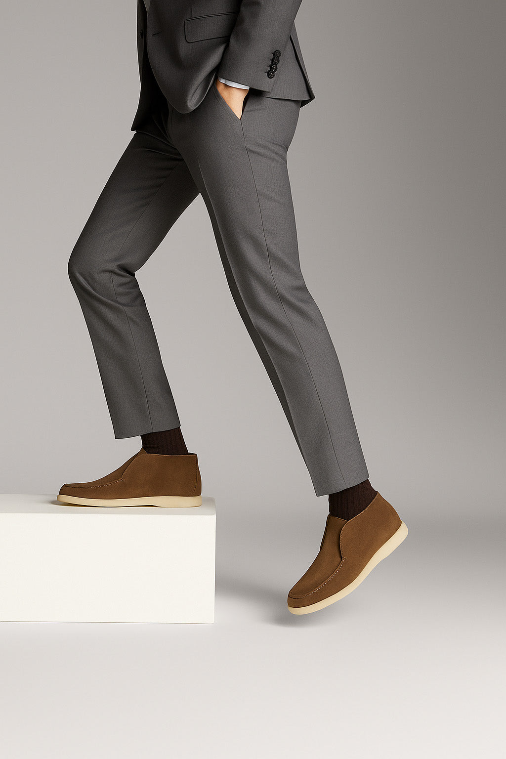 Loro Piana Men's Open Walk Chukka Boots