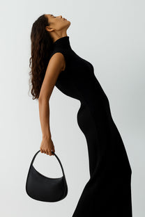 The Row Half Moon Bag in Leather