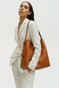 The Row Belvedere Tote Bag in Leather