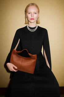 The Row Camden Leather Shoulder Bag