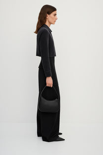 The Row Half Moon Bag in Leather