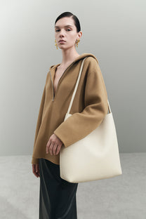The Row Large N/S Park Tote Bag in Leather