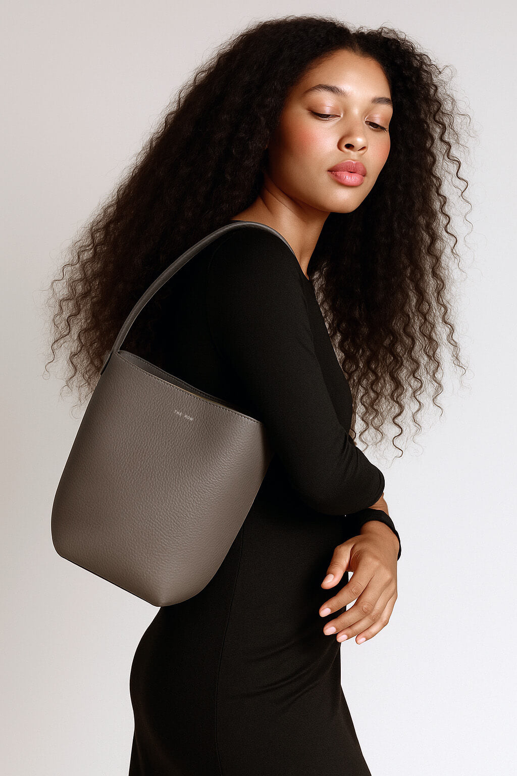The Row Small N/S Park Tote Bag in Leather