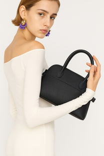The Row Soft Margaux 10 Bag in Leather