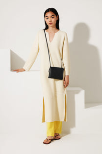 The Row Nu Twin Mini Leather Crossbody Bag
