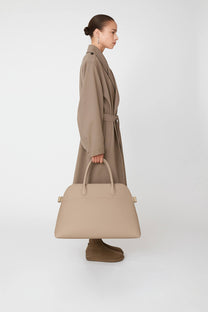 The Row Soft Margaux 17 Bag in Leather