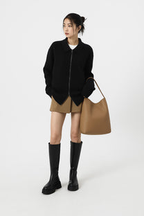 The Row Large N/S Park Tote Bag in Leather