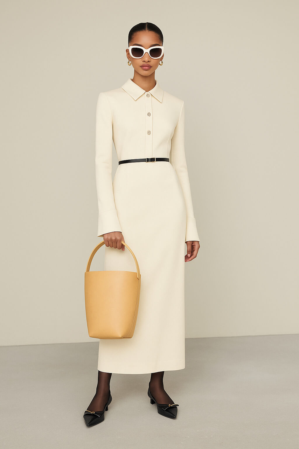 The Row Large N/S Park Tote in Nubuck