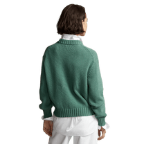 Ralph Lauren Women's Intarsia-Knit Pelican Mockneck Jumper