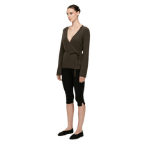Arket Women's Cashmere-Wool Wrap Cardigan